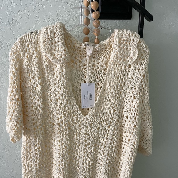 Maurie + Eve LOVE AND STARS DRESS - CREAM, M+E 10 / USA M/ , color natural - Picture 12 of 12